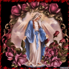 Mother Mary Catholic GIF - Mother Mary Catholic Blessed GIFs