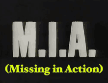 Missing In Action GIF - Missing In Action Mia GIFs