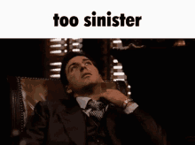 The Godfather Michael Corleone GIF - The Godfather Michael Corleone Too Sinister GIFs