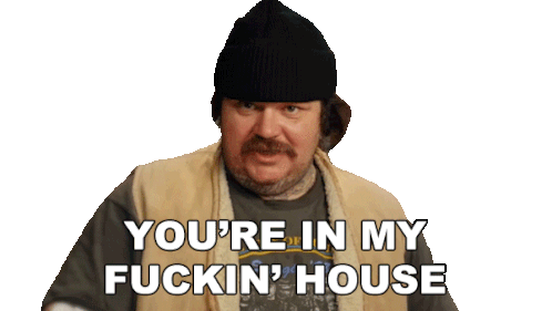 You'Re In My Fuckin' House Matty Matheson Sticker - You'Re In My Fuckin' House Matty Matheson Cookin' Somethin' Stickers