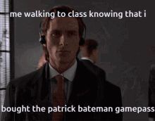 Patrick Bateman American Psycho GIF - Patrick Bateman American Psycho Menaces To Society GIFs