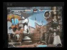a video game is being played on a screen with the number 10 on it