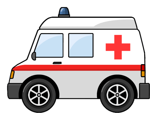 Ambulance Emergency Sticker - Ambulance Emergency Stickers