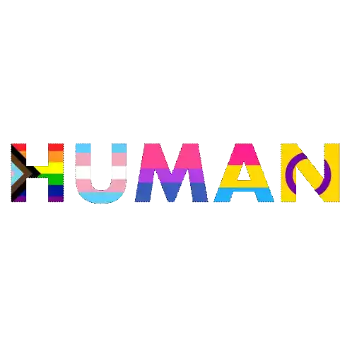 Human Pride Sticker - Human Pride Queer Stickers