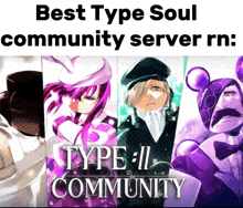type-ii community is a type soul community server rm