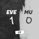 a black and white poster with the words eve mu 10 on it