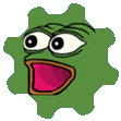 Pepe Whee Spin Sticker - Pepe Whee Spin Frog Stickers