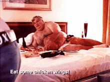 Don Vito Chicken Wings GIF - Don Vito Chicken Wings Eat Some Chicken Wings GIFs
