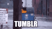 Tumblr Dumpster Fire GIF - Tumblr Dumpster Fire Tumblr Is A Dumpster Fire GIFs