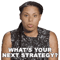 What'S Your Next Strategy Ayanna Mackins Sticker - What'S Your Next Strategy Ayanna Mackins The Challenge All Stars Stickers