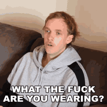 What The Fuck Are You Wearing Toms Roundabout Crew GIF - What The Fuck Are You Wearing Toms Roundabout Crew What Clothes Are You Wearing GIFs