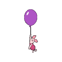 Balloon Flying Sticker