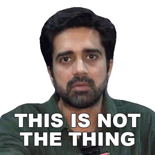 This Is Not The Thing Avinash Sachdev Sticker - This Is Not The Thing Avinash Sachdev Pinkvilla Stickers