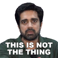 This Is Not The Thing Avinash Sachdev Sticker - This Is Not The Thing Avinash Sachdev Pinkvilla Stickers