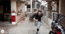 Running Away Gautam Gulati GIF - Running Away Gautam Gulati Arjun Pilli GIFs