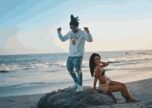 Dancing At The Beach Mozzy GIF - Dancing At The Beach Mozzy Yg GIFs