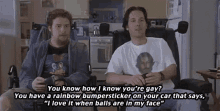 a man in a wheelchair says " you know how i know you 're gay " while sitting next to another man