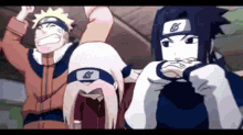 Naruto Sasuke And Sakura Kiss GIFs | Tenor