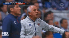a fox deportes broadcast of a soccer game