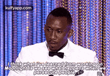 I Think What Vo Learned From Working Onmoonlight Is We See What Happens When Wepersecute People.Gif GIF - I Think What Vo Learned From Working Onmoonlight Is We See What Happens When Wepersecute People Mahershala Ali Hindi GIFs