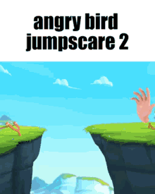 Angry Bird Jumpscare Angry Birds GIF