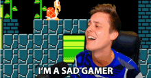 Im A Sad Gamer Redfalcon GIF - Im A Sad Gamer Redfalcon Mario Maker2 GIFs
