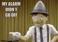 My Alarm Didnt Go Off Pinocchio GIF - My Alarm Didnt Go Off Pinocchio White Lies GIFs