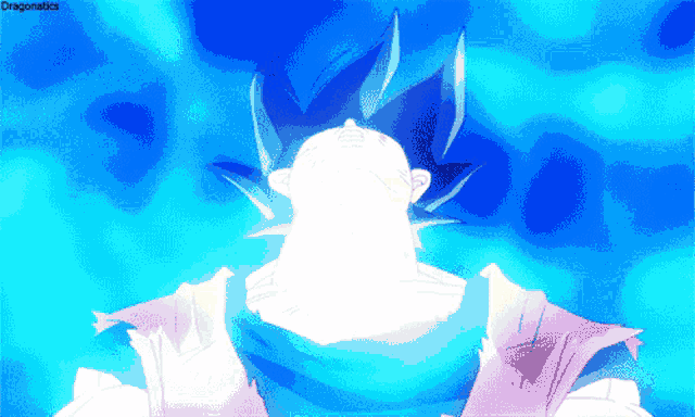 Goku Super Saiyan Blue Rage GIF