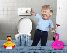 Trump Trump Toilet GIF - Trump Trump Toilet Toilet GIFs