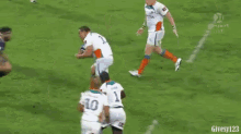 Ouch GIF - Rugby Hit Big GIFs