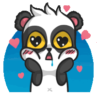 Panda Cute Sticker - Panda Cute Animals Stickers