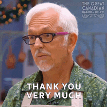 Thank You Very Much Thank You Andrei GIF - Thank You Very Much Thank You Andrei The Great Canadian Baking Show GIFs