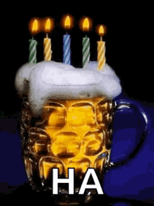 happy birthday cuz with beer