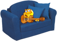 отдыхаю Couch Sticker - отдыхаю Couch Guitar Stickers
