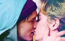 Couple Kisses GIF