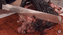 Slicing The Meat Smoked Reb Bbq GIF - Slicing The Meat Smoked Reb Bbq Cut It To Pieces GIFs