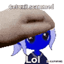 a cartoon character is wearing a hat and says lol