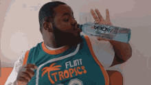 Drinking Water Bfb Da Packman GIF - Drinking Water Bfb Da Packman Snack Time Song GIFs