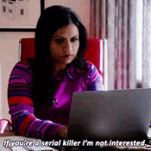 So It Goes GIF - Serial Killer Mindy Project Mindy Kaling GIFs