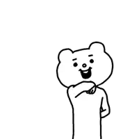 a drawing of a bear with the words fine shyt written on it