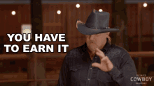 You Have To Earn It Ultimate Cowboy Showdown GIF - You Have To Earn It Ultimate Cowboy Showdown You Have To Really Good At It GIFs