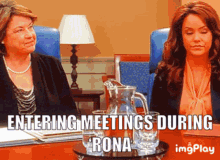 Entering Meeting During Rona Coronavirus GIF - Entering Meeting During Rona Coronavirus Eastbound And Down GIFs