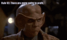 Rule 92 There Are Many Paths To Profit GIF - Rule 92 There Are Many Paths To Profit Star Trek GIFs