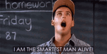 Smartest Man Alive GIF - Smart Alive Adam Sandler GIFs