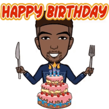 Happy Birthday Cake GIF