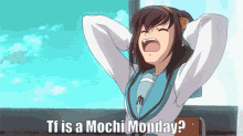 Tf Mochi Monday GIF - Tf Mochi Monday Anime GIFs