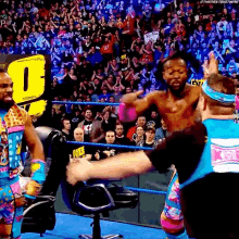 The New Day Kevin Owens GIF - The New Day Kevin Owens Big O GIFs