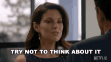 Try Not To Think About It Amanda Larusso GIF - Try Not To Think About It Amanda Larusso Courtney Henggeler GIFs