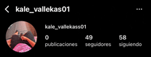 a screenshot of kale_vallekas01 's instagram profile