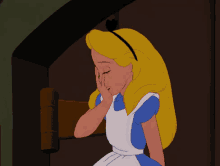 Oh No GIF - Alice In Wonderland Alice Face Palm GIFs